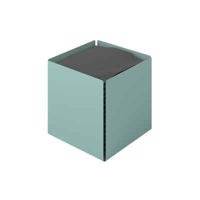 Θήκη Χαρτομάντηλων Κύβος – Matt Turquoise, Pam & Co, W13 x D13 x H13 (cm), 123-913