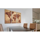 Πίνακας - Coffee from around the world - triptych