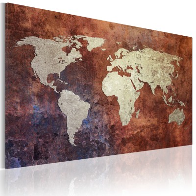 Πίνακας - Rusty map of the World