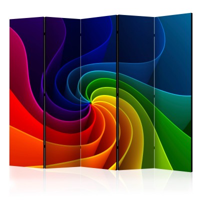 διαχωριστικό με 5 τμήματα - Colorful Pinwheel II [Room Dividers]