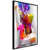 Πόστερ με κορνίζα Colours and Shapes Μαύρη κορνίζα