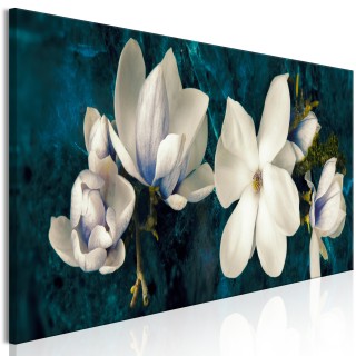 Πίνακας - Avant-Garde Magnolia (1 Part) Narrow Turquoise
