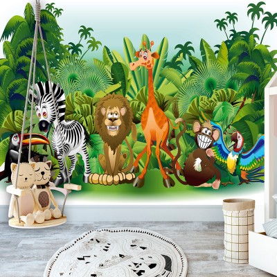 Φωτοταπετσαρία - Jungle Animals
