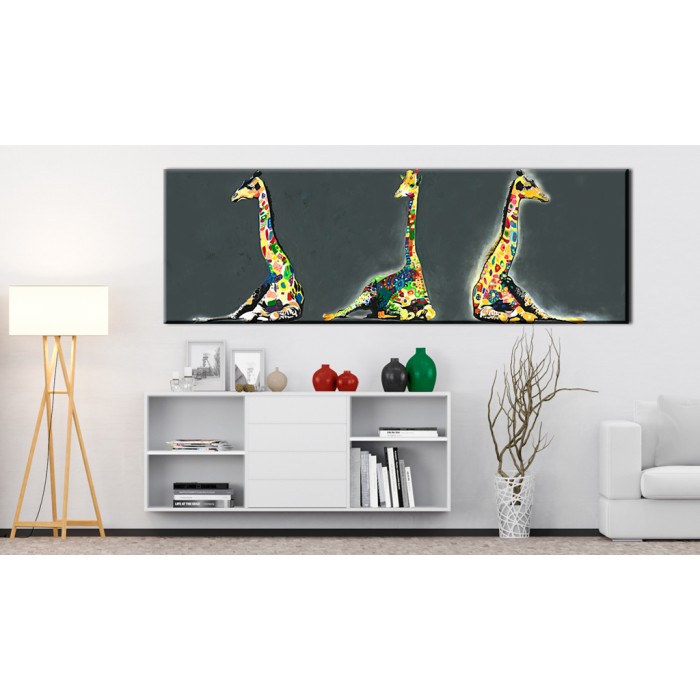 Πίνακας - Colourful Giraffes