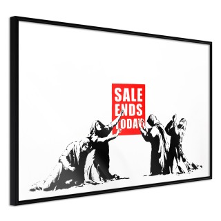 Αφίσες Banksy: Sale Ends Μαύρη κορνίζα