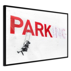 Πόστερ με κορνίζα Banksy: Park(ing) Μαύρη κορνίζα