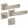 Πόμολα μεσόπορτας Χειρολαβή με Ροζέτα Convex Easy Line 00-268 Νίκελ Mat S05S05 (2 τεμάχια Ζεύγος) με κλείστρο Wc  = 35,00€ 