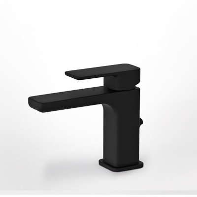 Μπαταρία νιπτήρος Eurorama Quadra 144310-400 Μαύρο Matt