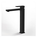 Μπαταρία νιπτήρος επικαθήμενη Eurorama Quadra 144309P-400 Black Matt