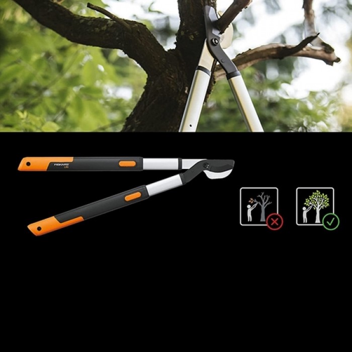 Κλαδευτήρι με τηλεσκοπικές μακριές λαβές ByPass L86 SmartFit FISKARS 112500102