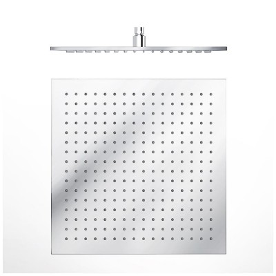 Ανακλινόμενη κεφαλή Brass 40x40 με επίτοιχο μπράτσο 35cm R50005-100 + C23500 χρωμέ