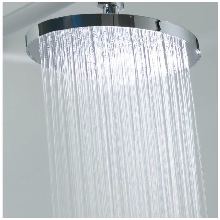 Ανακλινόμενη Κεφαλή ABS Ø20 Με Μπράτσο Οροφής 20cm E044075-100 + C12000 Χρωμέ