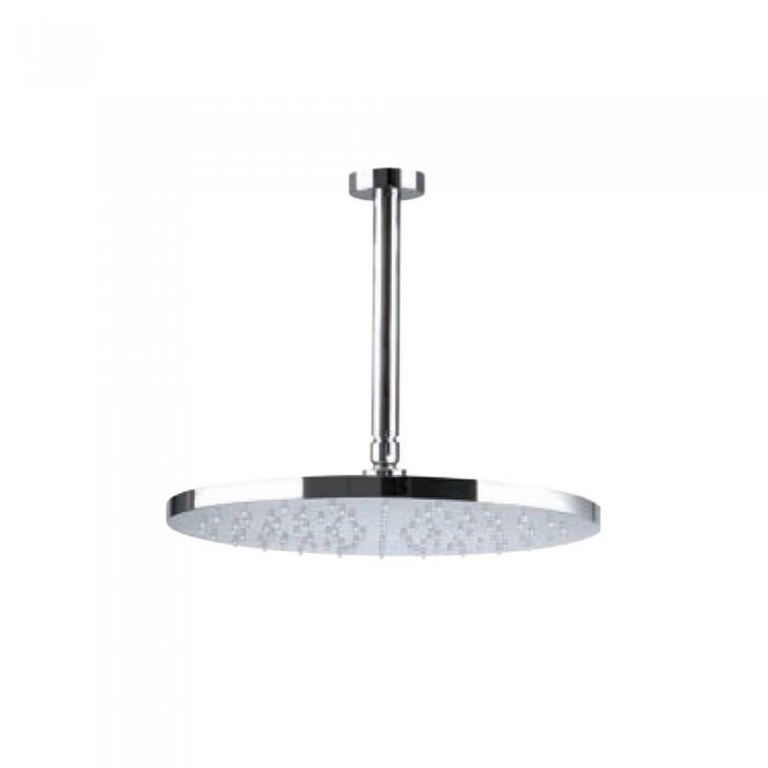 Ανακλινόμενη Κεφαλή ABS Ø20 Με Μπράτσο Οροφής 20cm E044075-100 + C12000 Χρωμέ