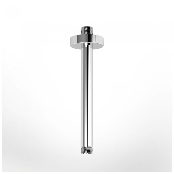 Ανακλινόμενη Κεφαλή ABS Ø20 Με Μπράτσο Οροφής 20cm E044075-100 + C12000 Χρωμέ