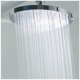 Ανακλινόμενη Κεφαλή ABS Ø20 Με Μπράτσο Οροφής 10cm E044075-100 + C11000 Χρωμέ