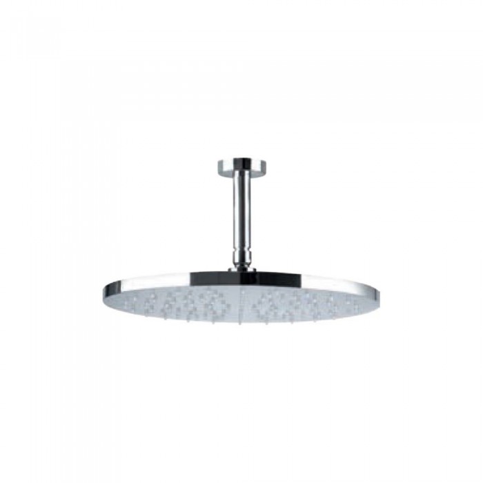 Ανακλινόμενη Κεφαλή ABS Ø20 Με Μπράτσο Οροφής 10cm E044075-100 + C11000 Χρωμέ