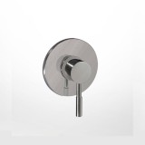 Μίκτης Εντοιχισμού 1 Εξόδου La Torre New Tech 12051SP-110 με μεγάλη Ροζέτα R12000/6244-110 Inox