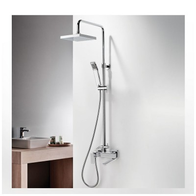 Στήλη ντους με Μπαταρία και κολώνα Σταθερού ύψους 117cm La Torre Profili 46026-100