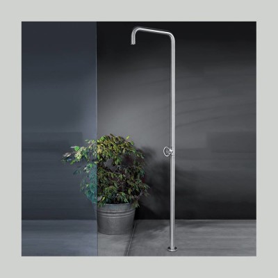 Στήλη Ντούς Εξωτερικού Χώρου 1 Εξόδου Armando Vicario Slim 800323-110 inox