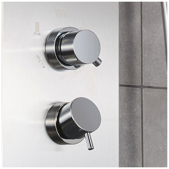 Στήλη Ντούς-Υδρομασάζ Dolce Vita Elite Inox 5 Εξόδων