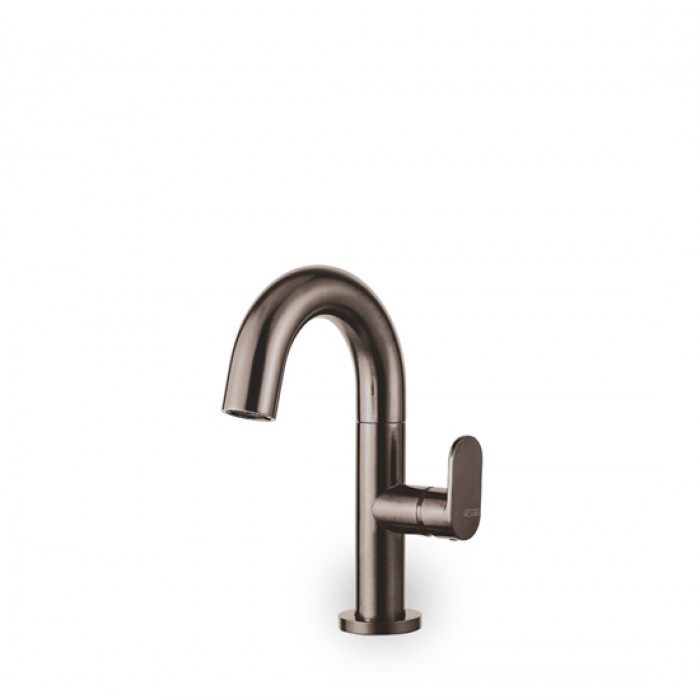 Αναμεικτική Μπαταρία Νιπτήρα Brushed Black Armando Vicario Slim 500010-410