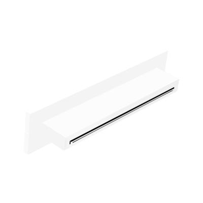 Ορθογώνια Κεφαλή Ντουζ Λευκή Almar XL Waterfall E044273-300