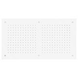Ορθογώνια Κεφαλή Ντουζ Λευκή 70x38cm Almar Rectangular Temptation E044088-300
