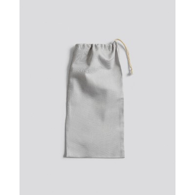 Βαμβακοσατέν Πουγκί Αποθήκευσης για Makeup, Accessories Mansion 14x30cm Γκρι απαλό