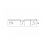 Στοπ μπίλιας ορειχάλκινο Άσπρο Ματ 060-W060 Metalor