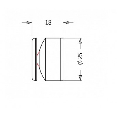 Κυλιόμενο αντίκρυσμα 067-A001 αλουμίνιο Metalor
