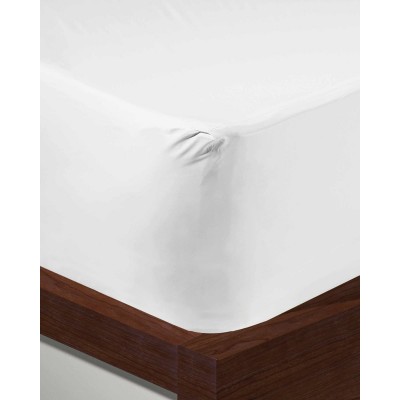 Σεντόνι Peak-160x200+35cm Υπέρδιπλη Άσπρο