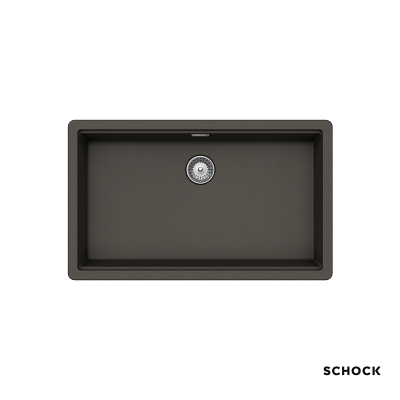 Νεροχύτες Schock Cristalite Manhattan 30080U-1421 Asphalt (75X45.6cm) Ένθετος & Υποκαθήμενος Germany