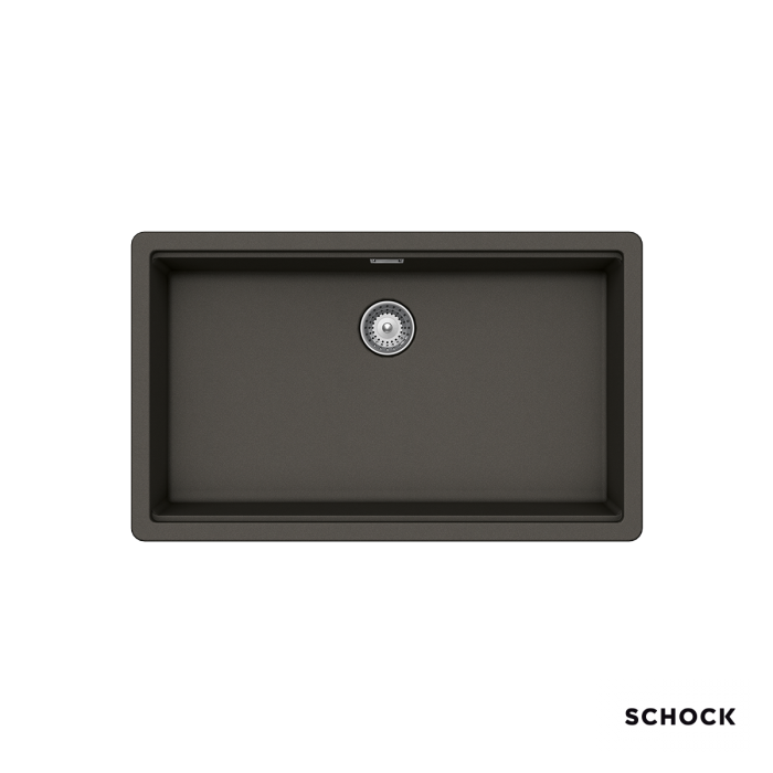 Νεροχύτες Schock Cristalite Manhattan 30080U-1421 Asphalt (75X45.6cm) Ένθετος & Υποκαθήμενος Germany