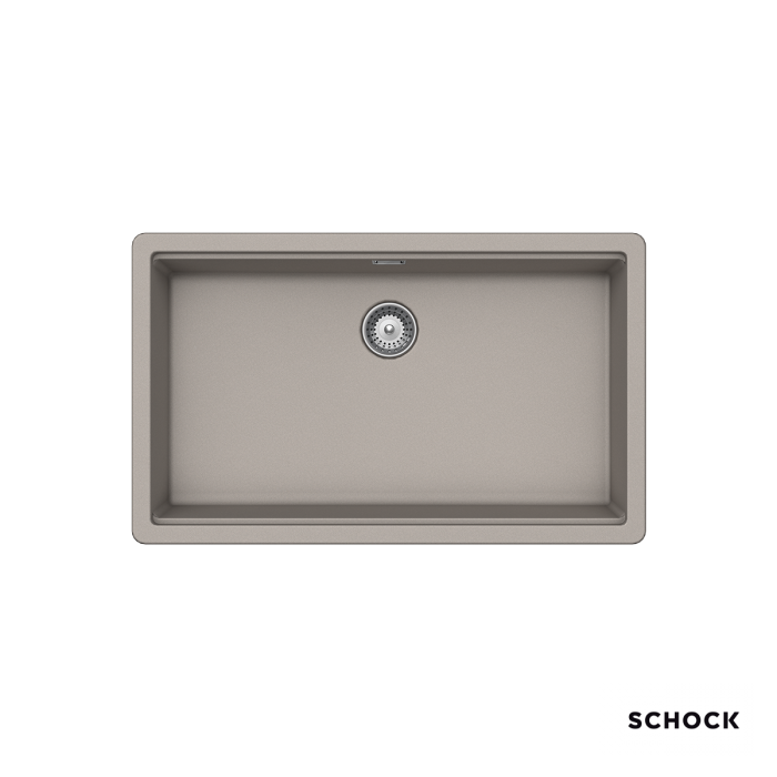 Νεροχύτες Schock Cristalite Manhattan 30080U-1451 Concrete Beton (75X45.6cm) Ένθετος & Υποκαθήμενος Germany