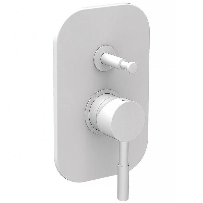 Μίκτης εντοιχισμού 2 εξόδων La Torre New Tech 12050R-300 Λευκό ματ