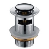 Βαλβίδα Νιπτήρα POP-UP 8cm “Μικρή Τάπα” με Υπερχείλιση Zinc Χρωμέ INTERFLEX 122909