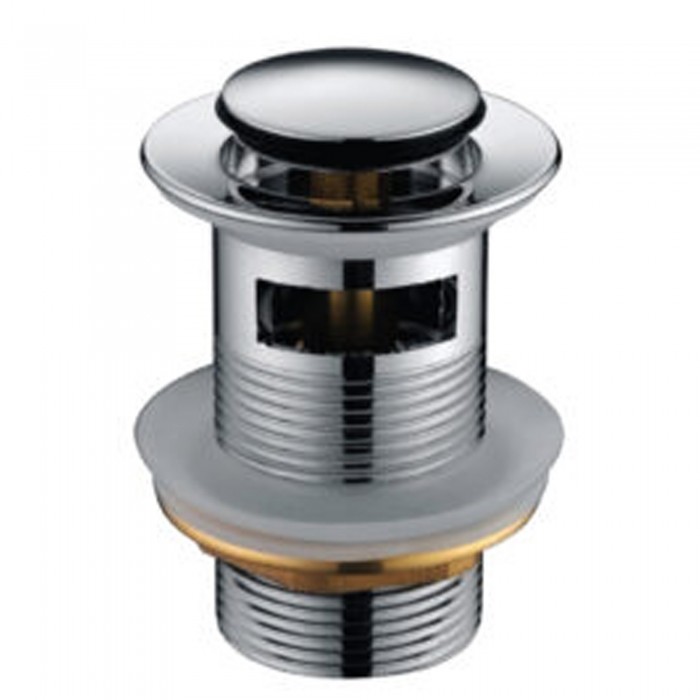 Βαλβίδα Νιπτήρα POP-UP 8cm “Μικρή Τάπα” με Υπερχείλιση Zinc Χρωμέ INTERFLEX 122909