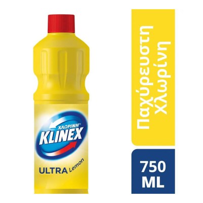 Klinex ΧΛΩΡΙΝΗ Ultra Protection Παχύρρευστη Lemon 750ml