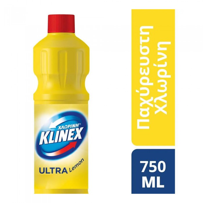 Klinex ΧΛΩΡΙΝΗ Ultra Protection Παχύρρευστη Lemon 750ml