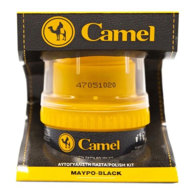 Camel Κρέμα Υποδημάτων Αυτογυάλιστο Μαύρο 55ml