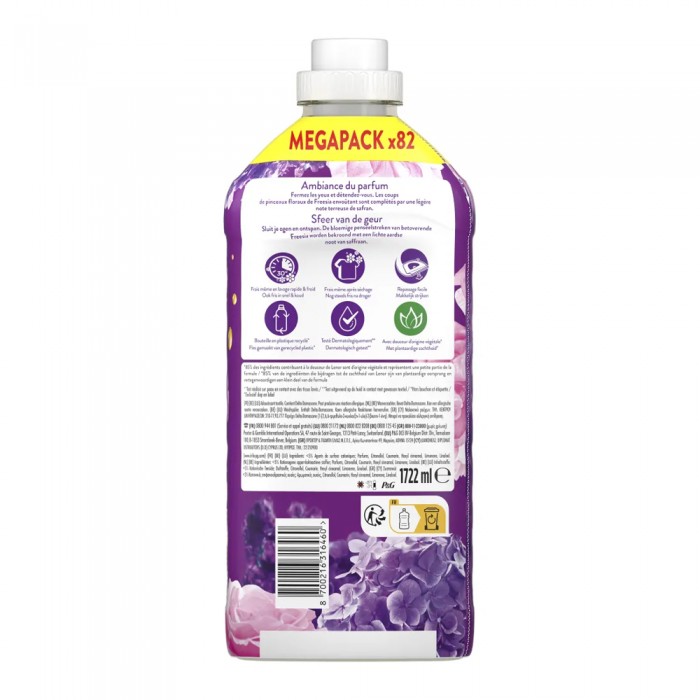 Lenor Μαλακτικό Ρούχων Relax Floral 1.7lt 82Μεζούρες