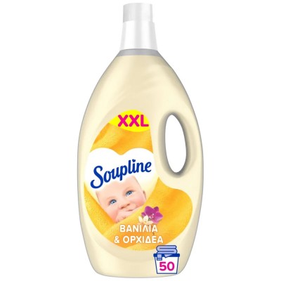 Soupline Μαλακτικό Βανίλια 4lt 50Μεζούρες