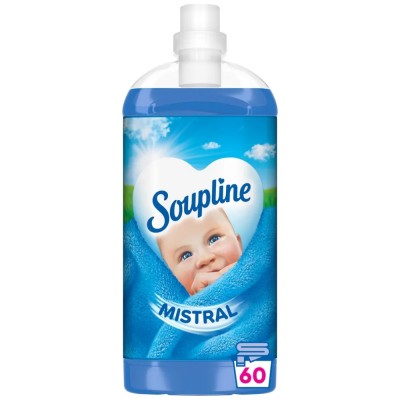 Soupline Ultra Mistral Μαλακτικό Ρούχων 1.32lt 60Μεζούρες