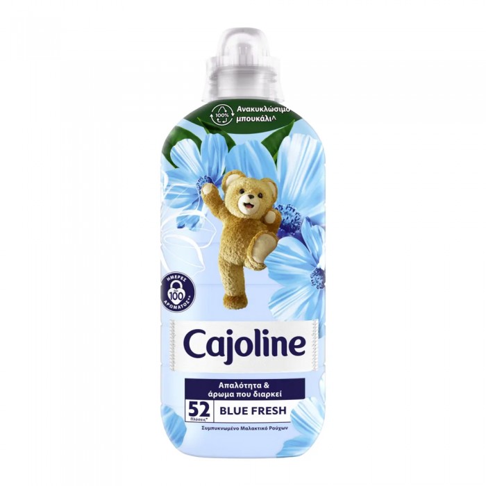 Cajoline Συμπυκνωμένο Μαλακτικό Blue Fresh 1.096lt 52Μεζούρες