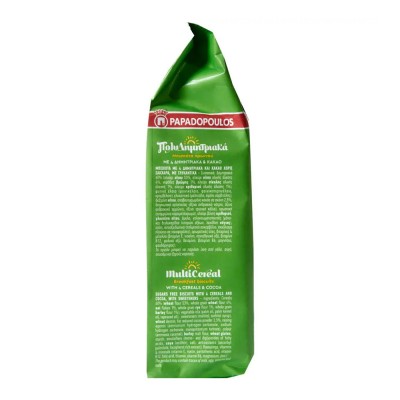 Παπαδοπούλου Μπισκότα Πολυδημητριακά Κακάο Χωρίς Ζάχαρη 175gr