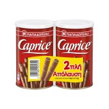 Παπαδοπούλου Caprice Γκοφρέτα Πουράκι με κρέμα φουντουκιού & κακάο 2x115gr