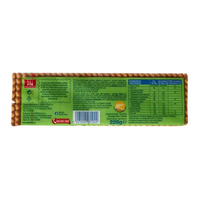 Παπαδοπούλου Πτι Μπερ Μπισκότα Χωρίς Ζάχαρη 225gr