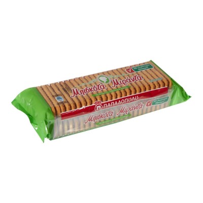 Παπαδοπούλου Μπισκότα Μιράντα 30% Λιγότερη Ζάχαρη 250gr