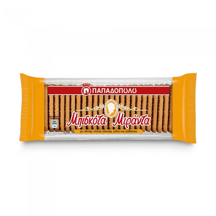 Παπαδοπούλου Μπισκότα Μιράντα Ολικής 270gr