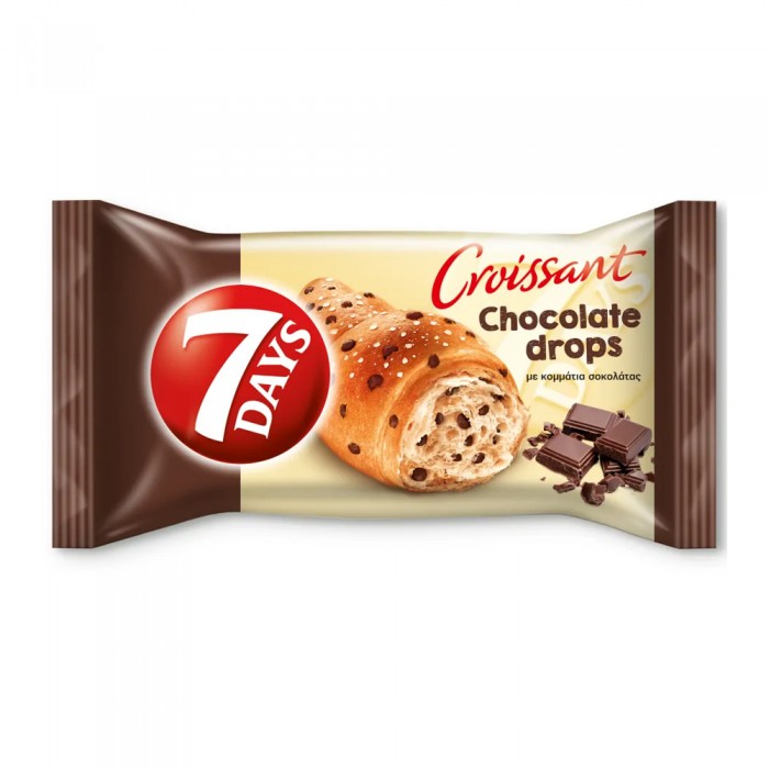 7 Days Κρουασάν Με Κομμάτια Σοκολάτας 70gr
